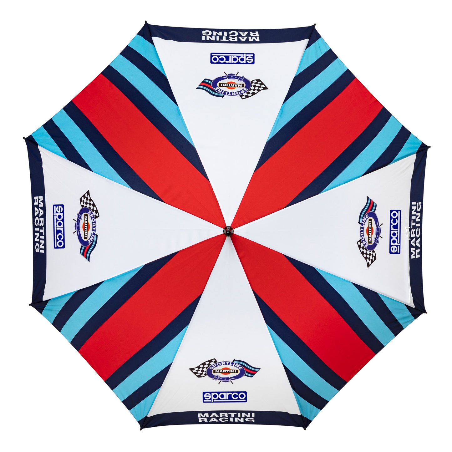 Sparco Martini Racing Regenschirm Replik 80er Jahre Lancia World Rally Team Retro-Stil