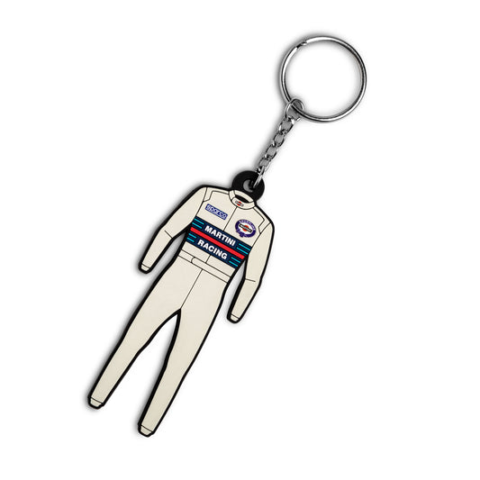 Sparco Martini Racing Suit Keyring Keychain Retro Lancia World Rally Team Gift - raceforglory.store