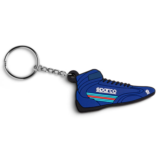 Sparco Martini Racing Boot Keyring Keychain Retro Lancia World Rally Team Gift - raceforglory.store