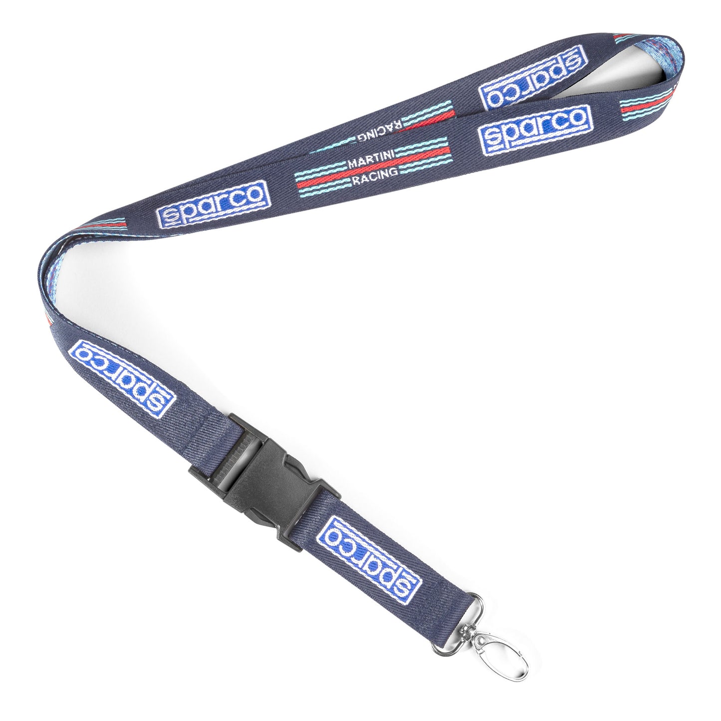 Sparco Martini Racing Umhängeband Halsband Tickethalter World Rally Merchandise