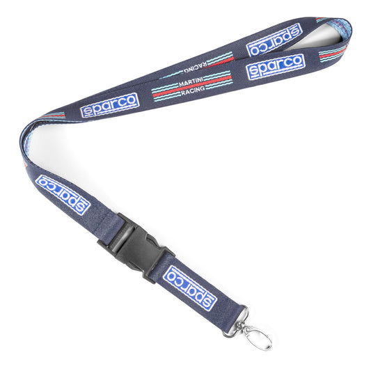 Sparco Martini Racing Lanyard Neck Strap Ticket Holder World Rally Merchandise - raceforglory.store