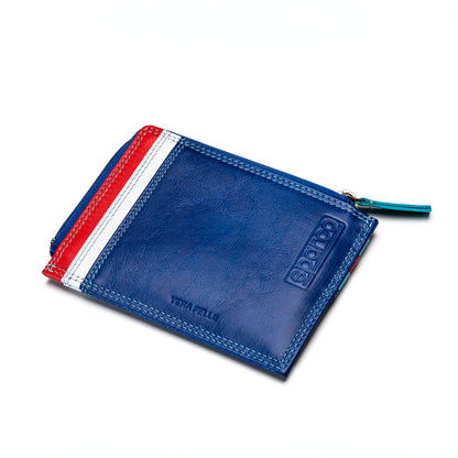 Sparco Martini Racing Ledergeldbörse 12x9cm geprägtes Logo Offizielles Merchandise