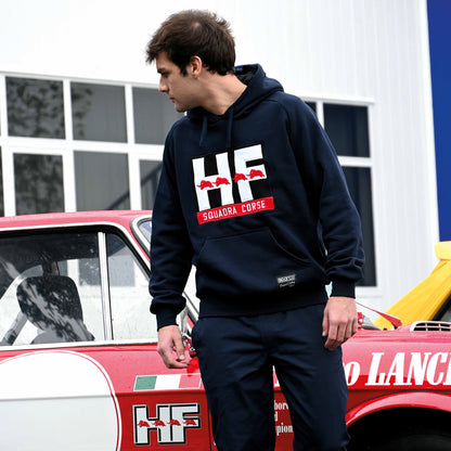 New 2025 Sparco Hoodie Lancia Fulvia HF Classic Car Retro Hoody Made in Italy