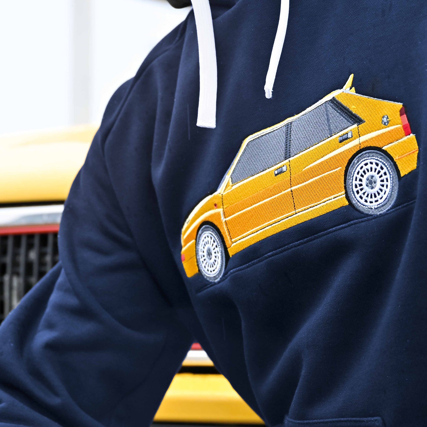 New 2025 Sparco T-Shirt Lancia Delta HF Integrale Big Logo Genuine Made in Italy