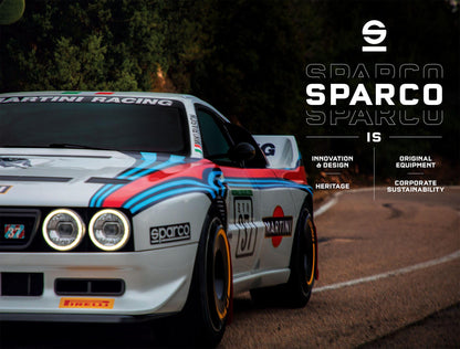 2026 Sparco COMPETITION H-2 PD Race Harness Martini Racing 6-Point FHR FIA
