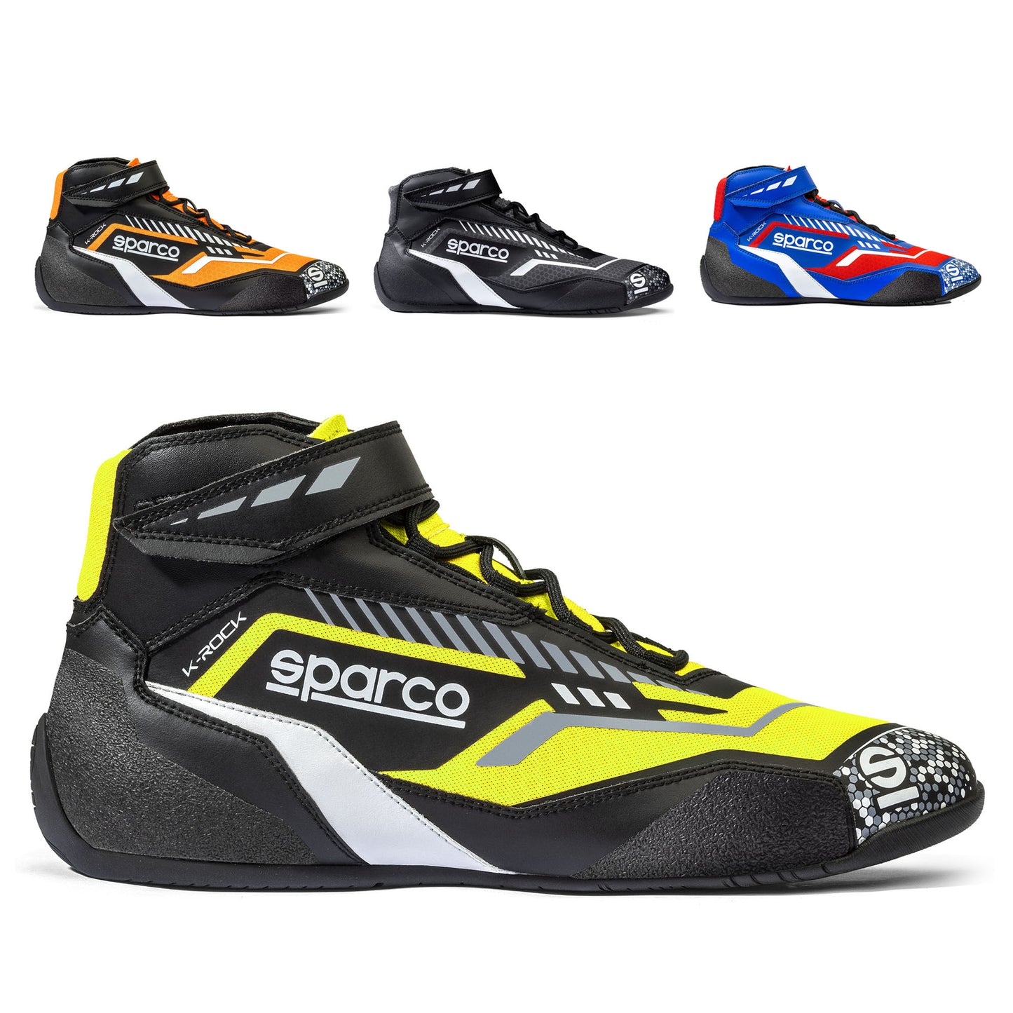 Botines de karting Sparco K-ROCK 2025 Zapatillas de kart en 4 colores nuevos Tallas para adultos y niños