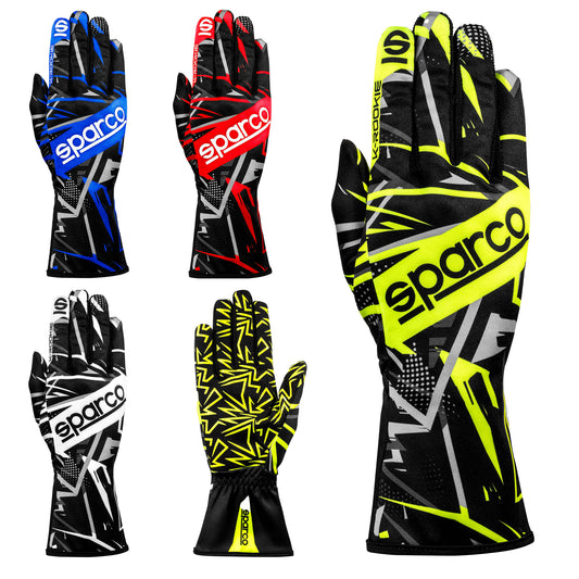 2025 Sparco K-ROOKIE Karting Gloves Entry Level Spec Beginners Indoor Go-Karting