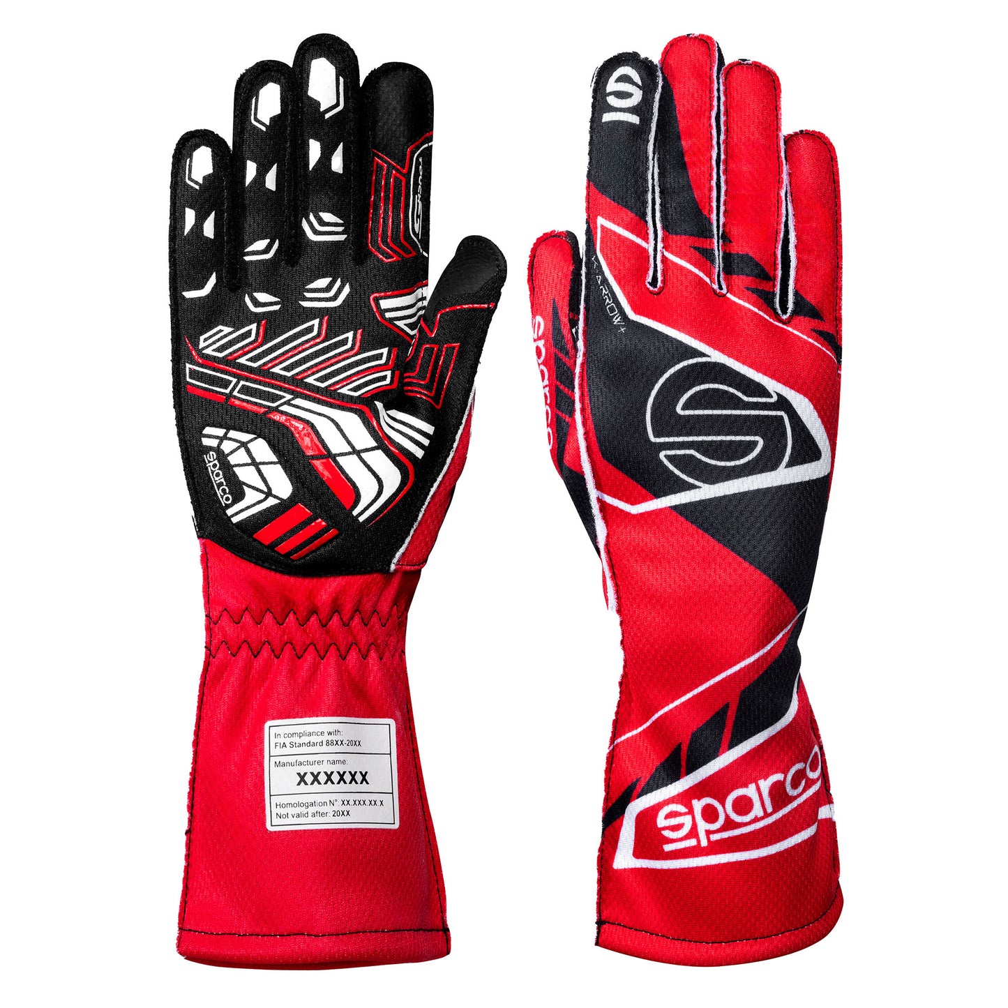 2026 Sparco K-ARROW+ Karting Gloves New Kart Homologation FIA 8877-2022 Approved