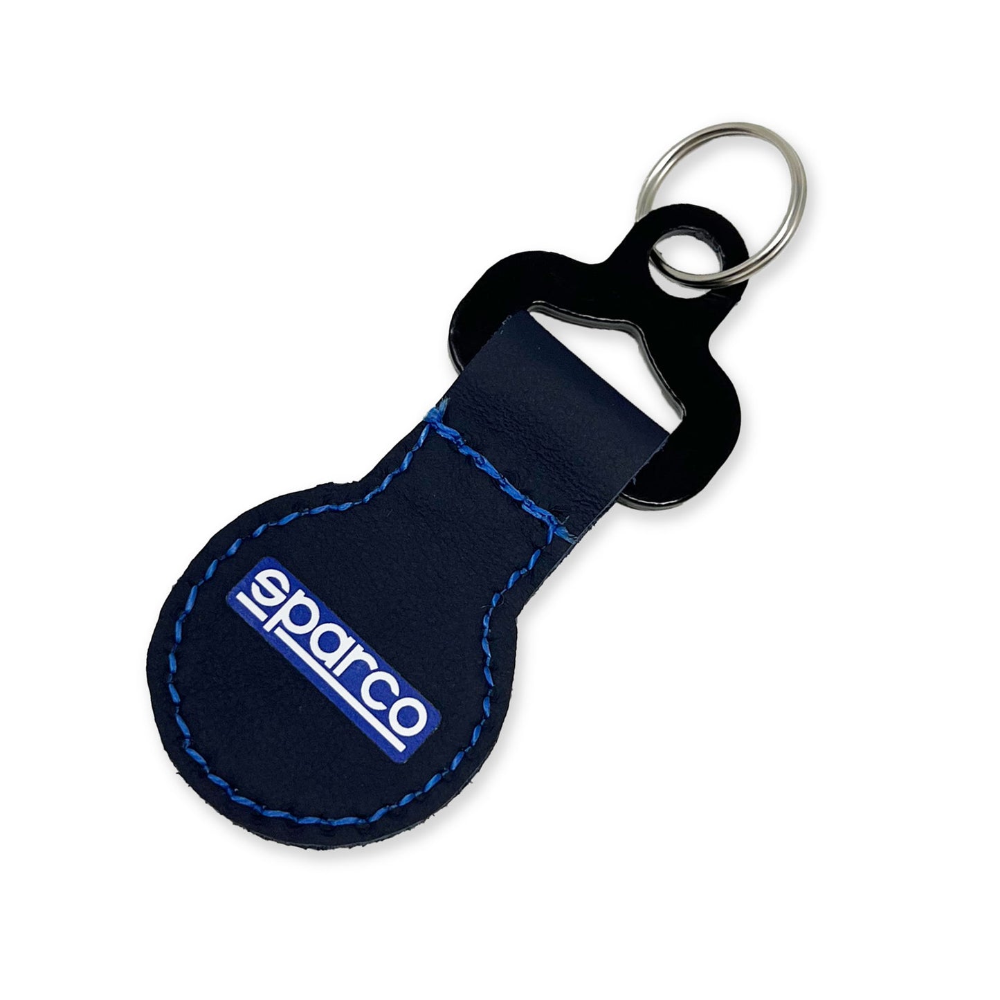 Llavero Sparco Gulf Racing de microfibra de cuero, merchandising oficial