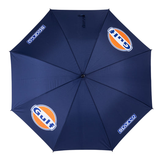 Sparco Gulf Racing Umbrella Navy Large 120cm Diameter Motorsport Paddock