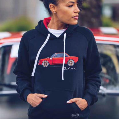2026 Sparco Hoodie Lancia Fulvia HF Classic Car Retro Mens Hoody Made in Italy