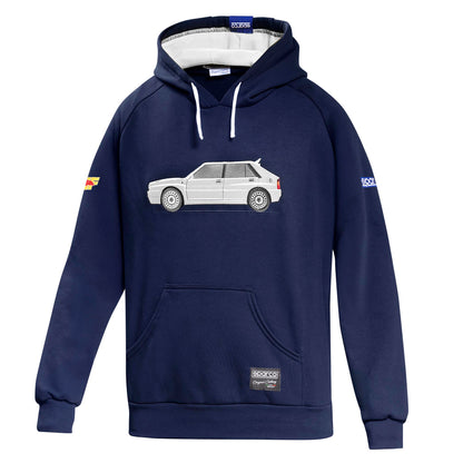 2026 Sparco Lancia Delta Integrale HF Mens Hoodie Hoody Genuine in 3 Colours