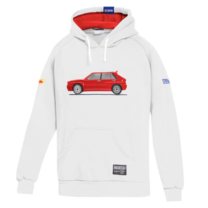 2026 Sparco Lancia Delta Integrale HF Mens Hoodie Hoody Genuine in 3 Colours