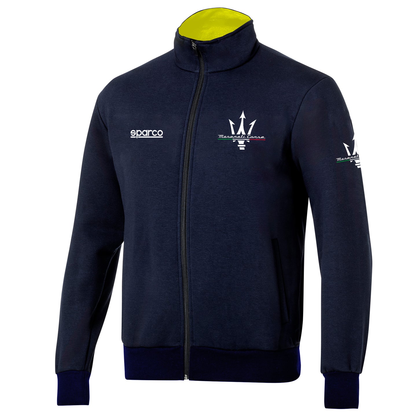 2026 Sparco MASERATI CORSE Mens Sweathirt Full-Zip Genuine Official Jumper