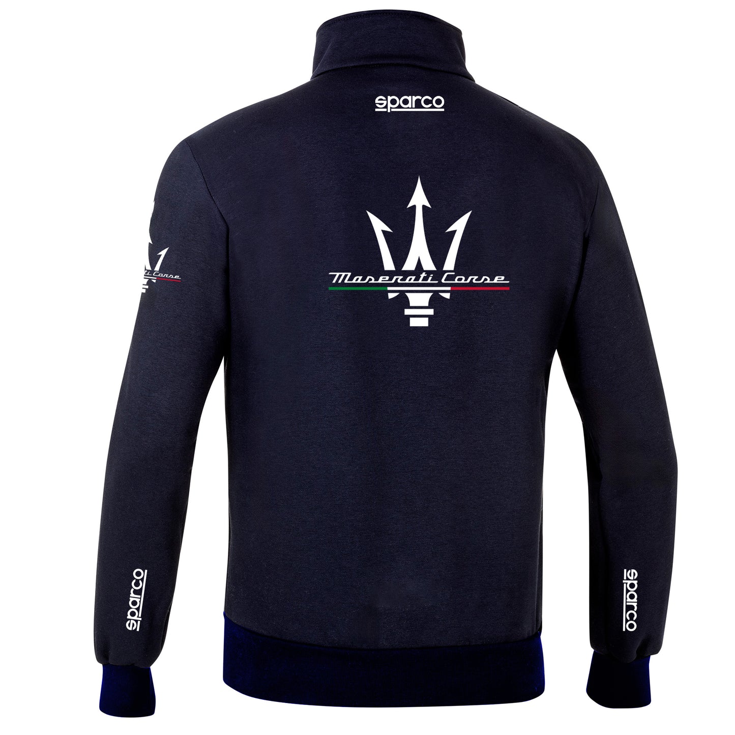 2026 Sparco MASERATI CORSE Mens Sweathirt Full-Zip Genuine Official Jumper