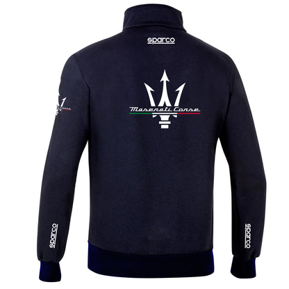 2026 Sparco MASERATI CORSE Mens Sweathirt Full-Zip Genuine Official Jumper