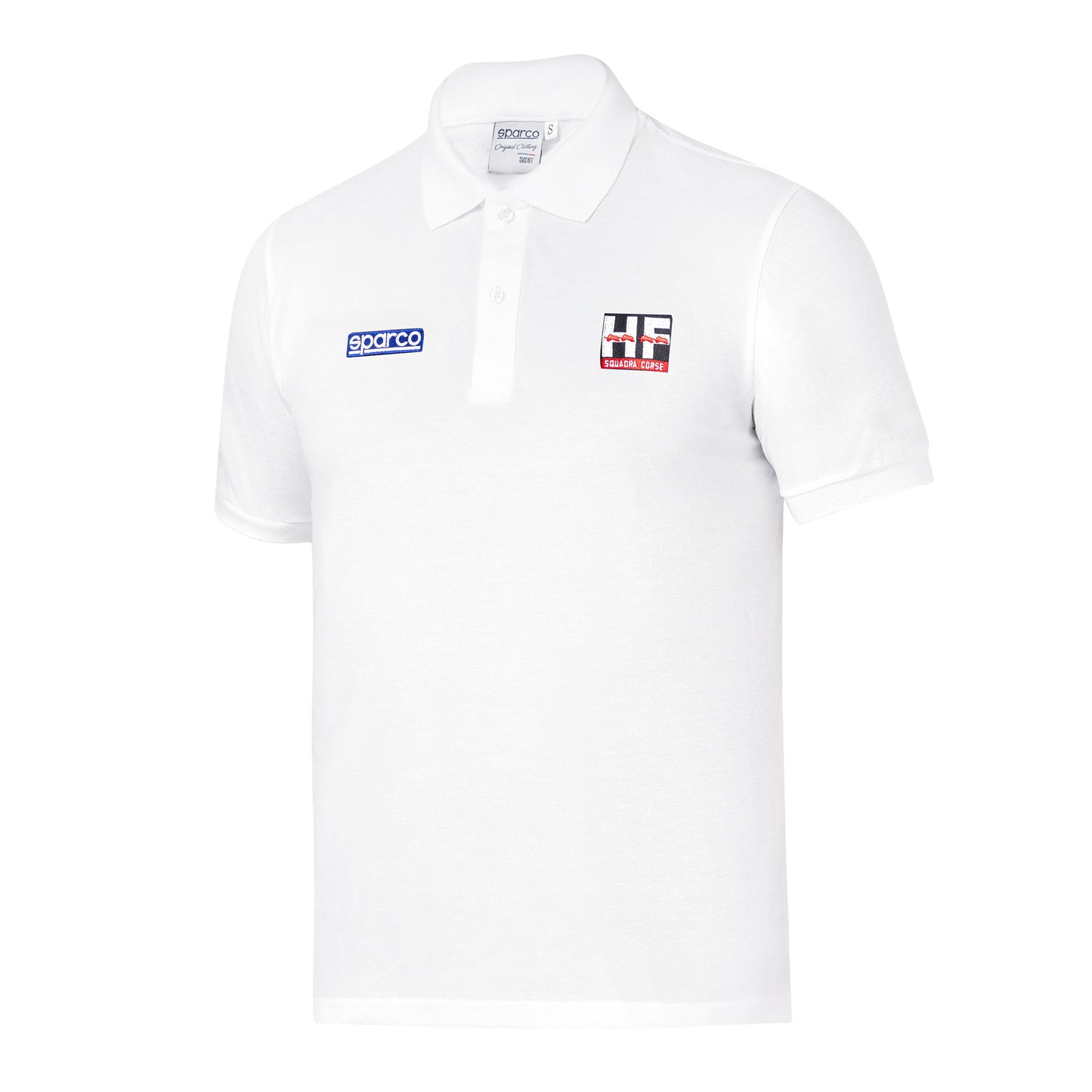 New 2025 Sparco Polo Shirt Lancia HF Squadra Corse Classic Design Made in Italy