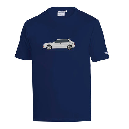 2026 Sparco Lancia Delta Integrale HF Mens T-Shirt Car Print Genuine Fanwear