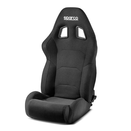 2025 Sparco R500 Torino Seat Sports Recliner 3D Black for Performance Road Cars