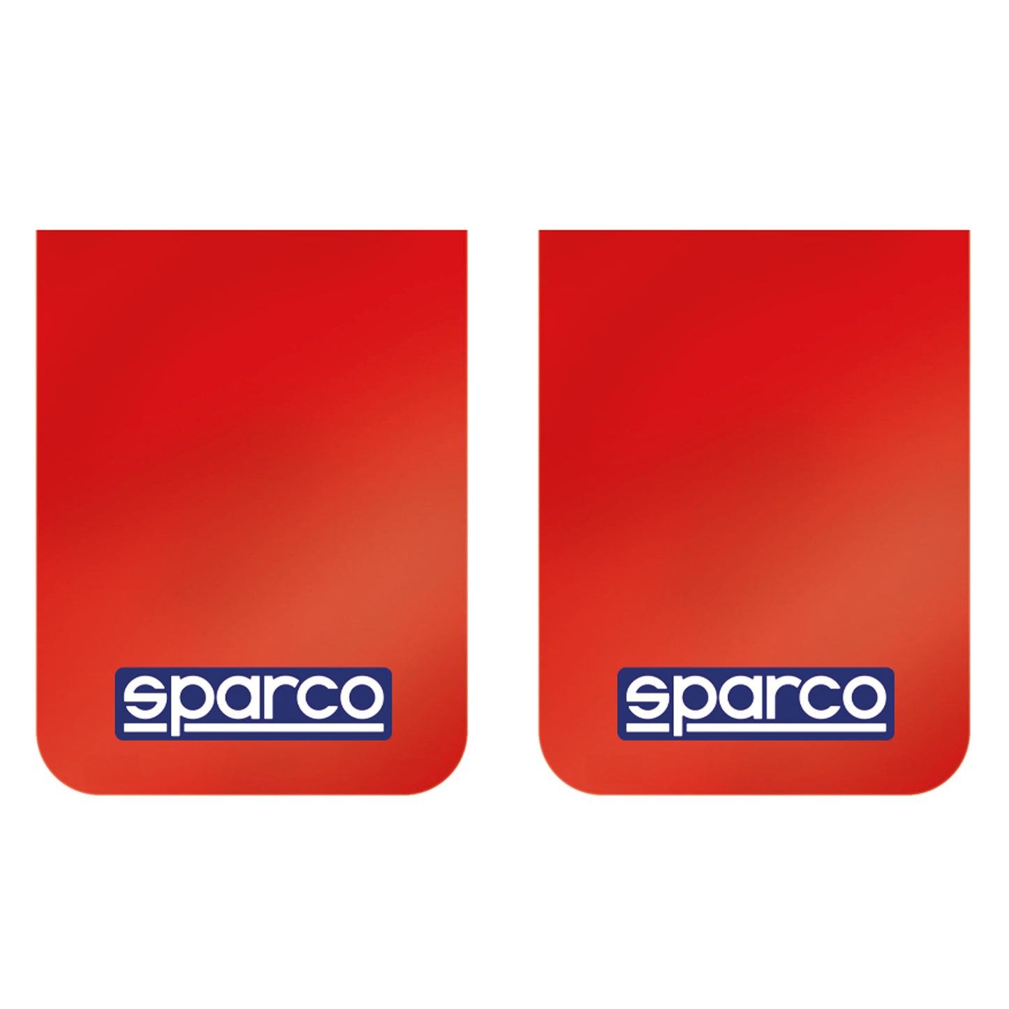 2025 Sparco Racing Mud Flaps 4mm Red FIA Compliant Spec Race Rally Motorsport
