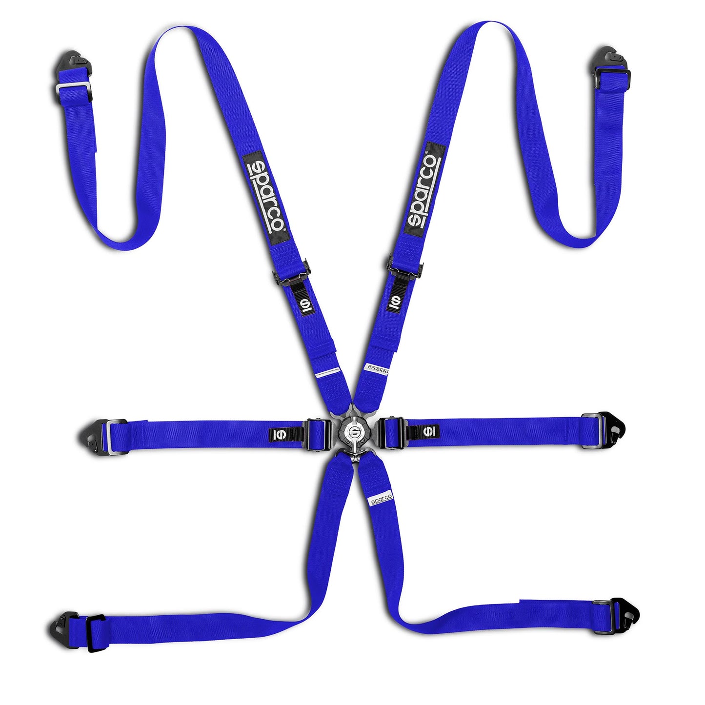 2026 Sparco COMPETITION H-2 PD Race Harness Pull Down Belts 6-Point FHR FIA