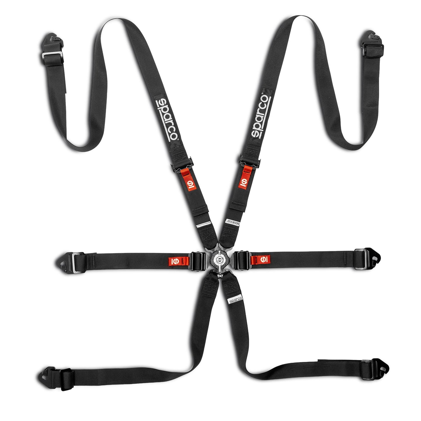 2026 Sparco COMPETITION H-2 PD Race Harness Pull Down Belts 6-Point FHR FIA