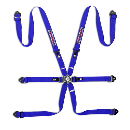 2026 Sparco COMPETITION H-2 PD Race Harness Martini Racing 6-Point FHR FIA