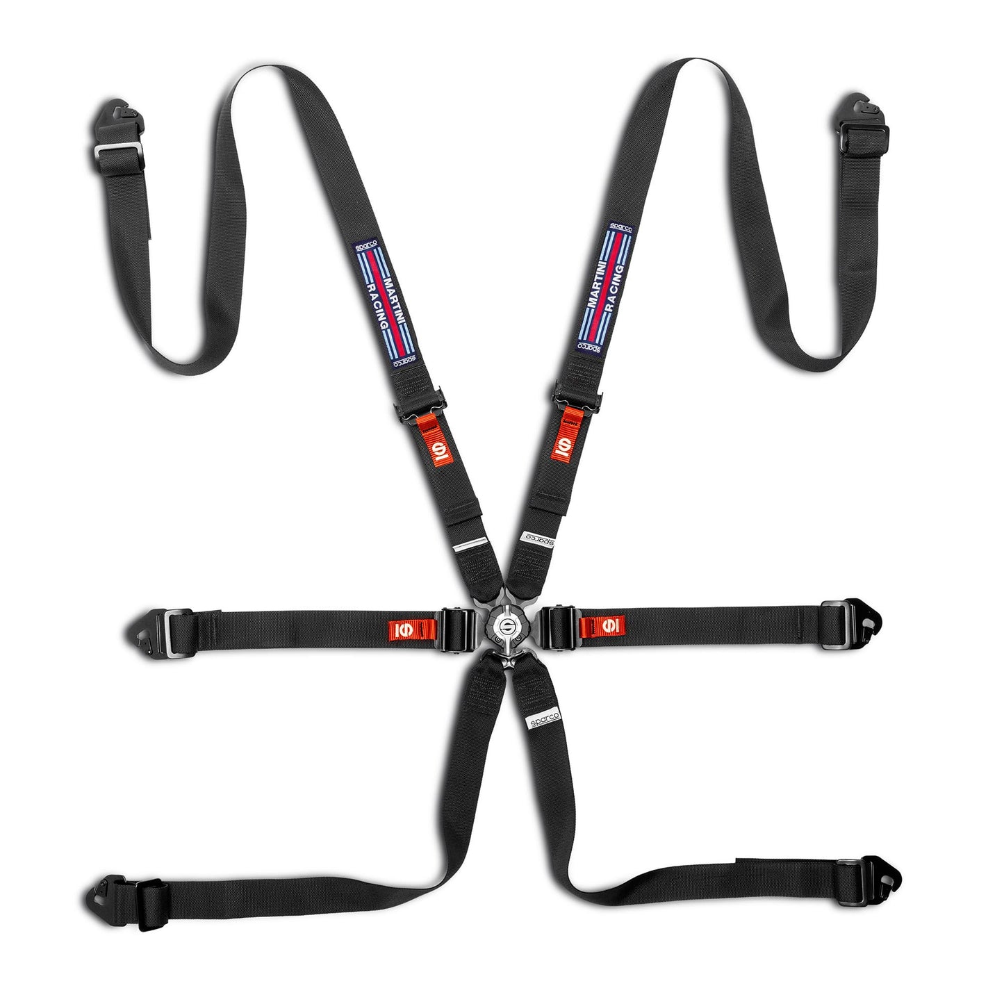 2026 Sparco COMPETITION H-2 PD Race Harness Martini Racing 6-Point FHR FIA