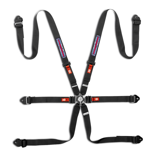 2026 Sparco COMPETITION H-2 PD Race Harness Martini Racing 6-Point FHR FIA