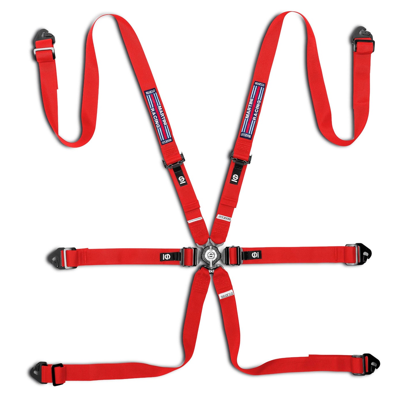 2026 Sparco COMPETITION H-2 PD Race Harness Martini Racing 6-Point FHR FIA