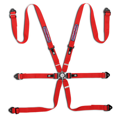 2026 Sparco COMPETITION H-2 PD Race Harness Martini Racing 6-Point FHR FIA