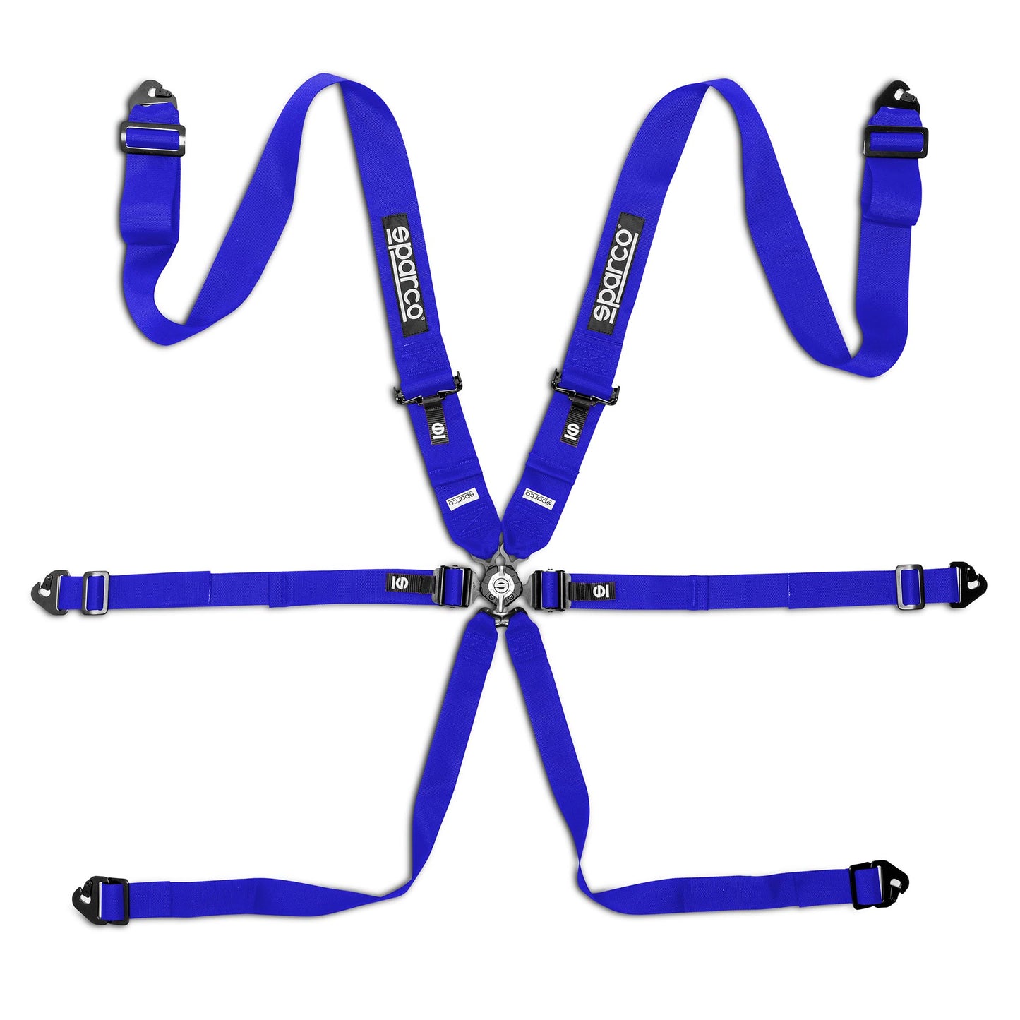 2026 Sparco COMPETITION H-3 STEEL Harness Seat Belts 6-Point FIA 8853-2016