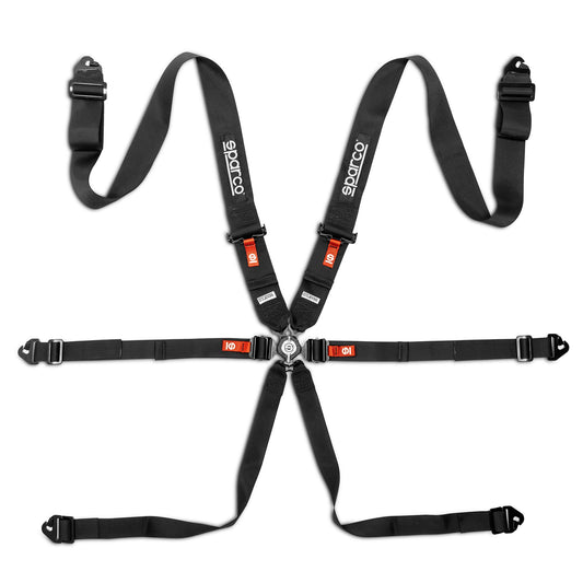2026 Sparco COMPETITION H-3 STEEL Harness Seat Belts 6-Point FIA 8853-2016