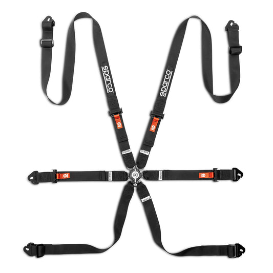 2026 Sparco COMPETITION H-2 PU Racing Harness Belts Pull-Up Type FHR FIA