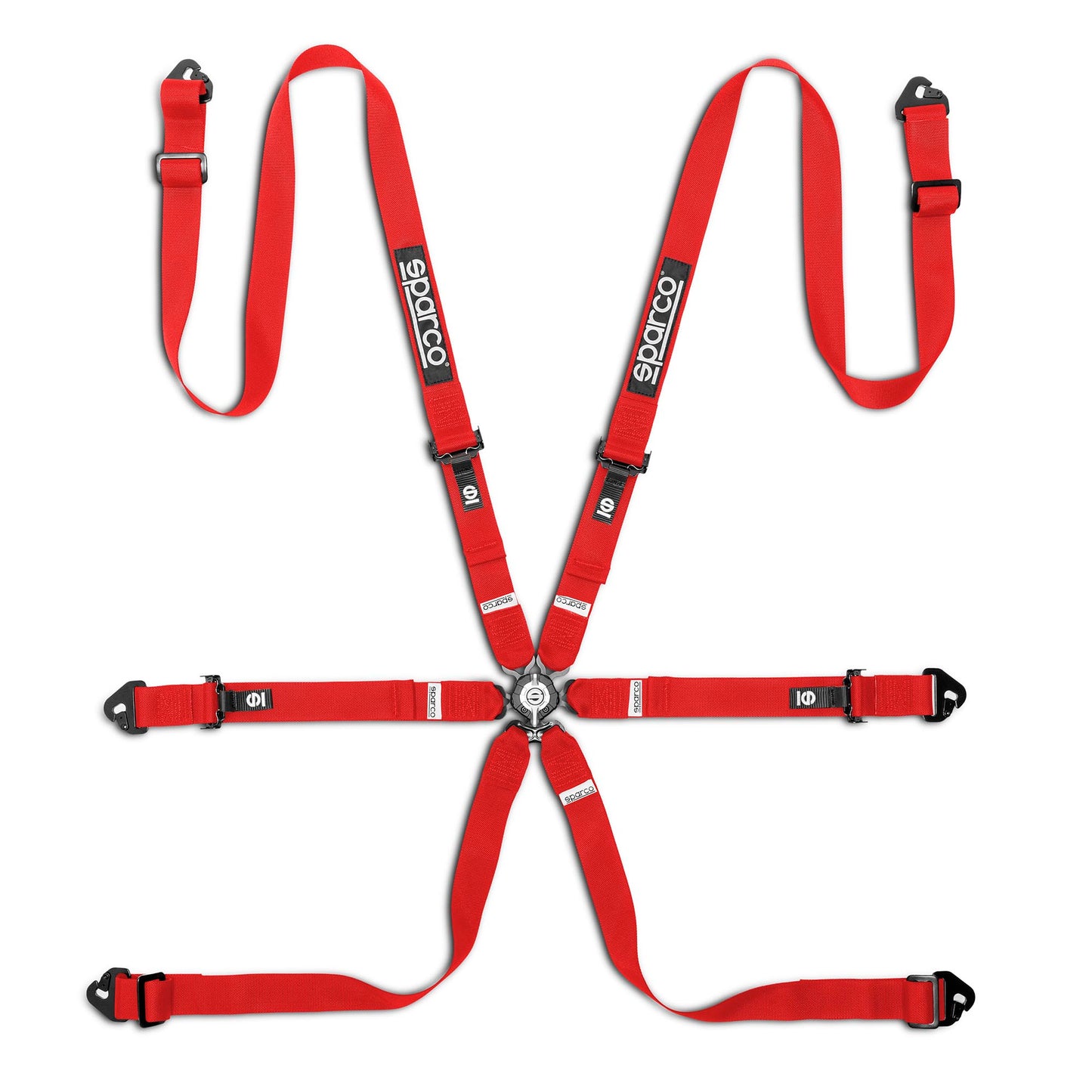 2026 Sparco COMPETITION H-2 PU Racing Harness Belts Pull-Up Type FHR FIA