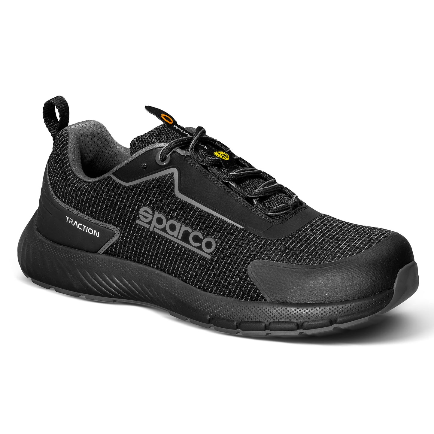 2026 Sparco TRACTION Safety Shoes Mechanic Trainers Toe Protection ESD S1PS SR