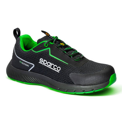 2026 Sparco TRACTION Safety Shoes Mechanic Trainers Toe Protection ESD S1PS SR