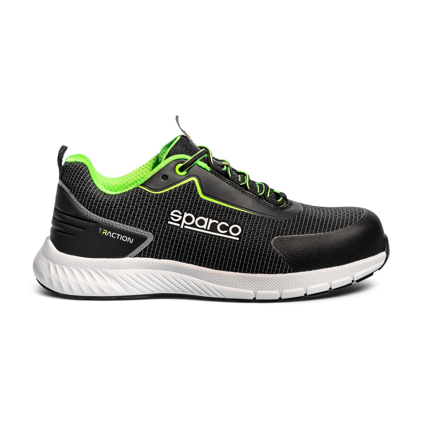 2026 Sparco TRACTION Safety Shoes Mechanic Trainers Toe Protection ESD S1PS SR