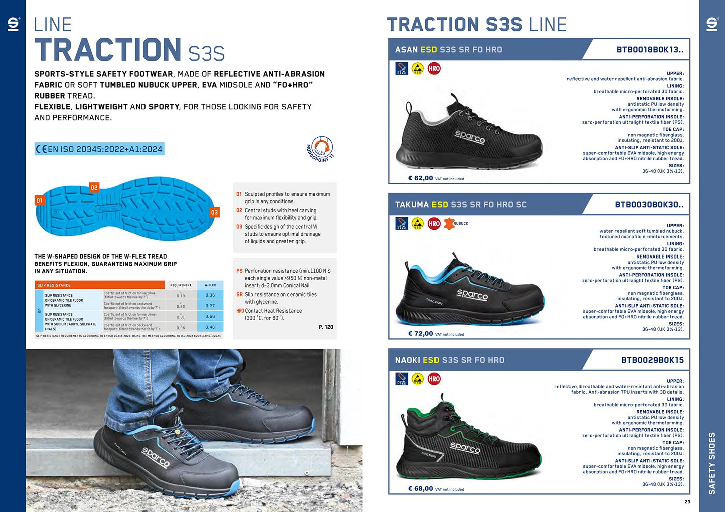 Sparco NAOKI Sicherheitsstiefel Traction S3S Line Arbeitsschuhe Mechaniker Wasserabweisend