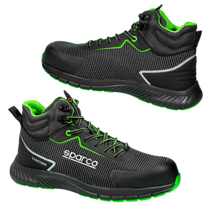 Sparco NAOKI Sicherheitsstiefel Traction S3S Line Arbeitsschuhe Mechaniker Wasserabweisend