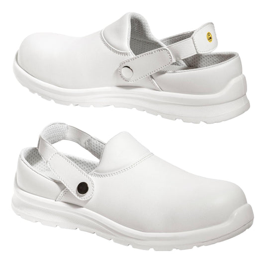 Sparco HANDY Arbeitsschuhe, Clogs zum Reinschlüpfen, Sandalenform für Arbeit, Fabrik, Medizin