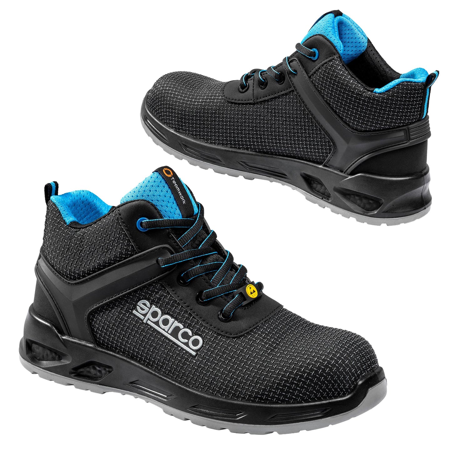 Sparco HORIZON TEK S3 Sicherheitsschuhe Stiefel Mechaniker Boxencrew Arbeitsschuhe S3S