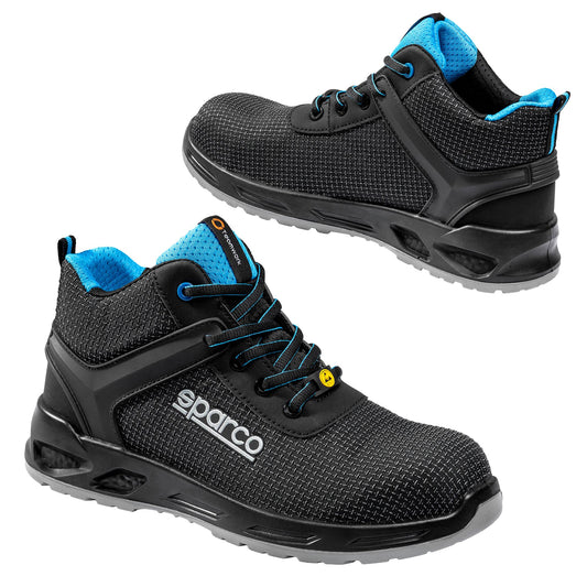 Sparco HORIZON TEK S3 Sicherheitsschuhe Stiefel Mechaniker Boxencrew Arbeitsschuhe S3S