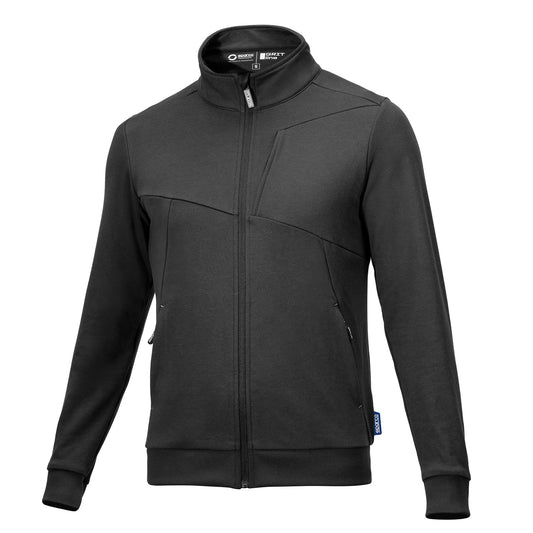 SUDADERA SPARCO GRIT CON CREMALLERA COMPLETA PLATA 2026