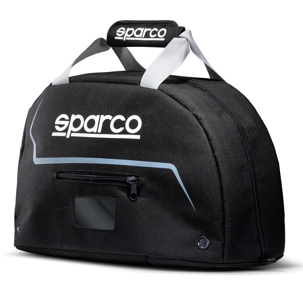 003111NR Sparco Helmet Bag Padded for Race Rally Motorsport 28x42x24cm Black 28L - raceforglory.store