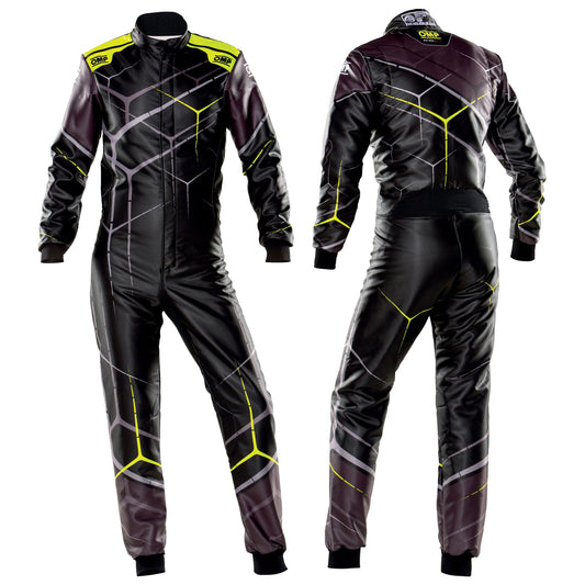 OMP KS Art Kart Childrens Karting Suit Overalls Junior Cadet Bambino Kids Boys