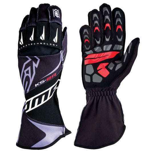 OMP KS-2R Karting Gloves Latest KS2R Design Kart Go-Kart Racing All Sizes