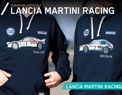2026 Sparco Lancia 037 Rally Car Hoodie Mens Hoody Genuine Made in Italy