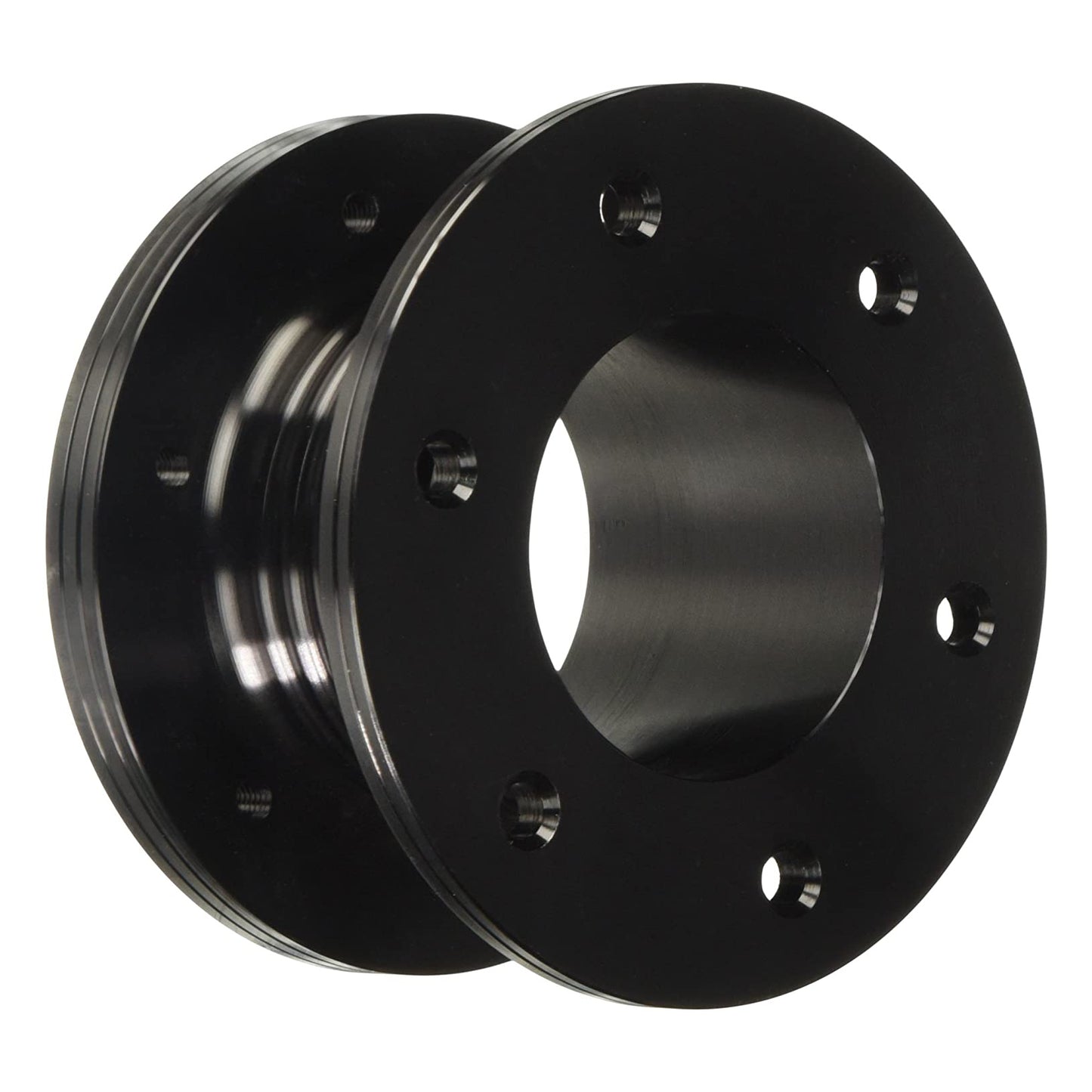 Sparco Steering Wheel Spacer 50mm Anodized Black Aluminium for 6-Hole Hub Boss