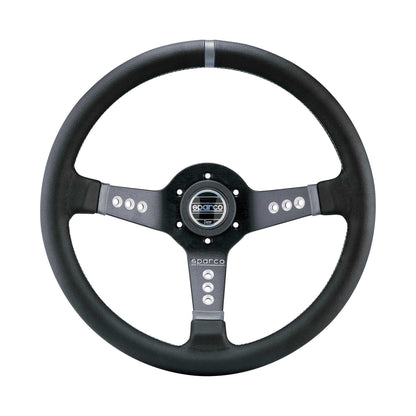 Sparco Steering Wheel L777 Suede 350mm Diameter 63mm Mid-Depth Made in Italy